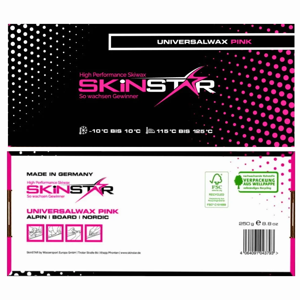 SkinStar Sciolina-Start Set 4-Teilig con Ferro da Stiro - Alpino+Nordic+Tavola