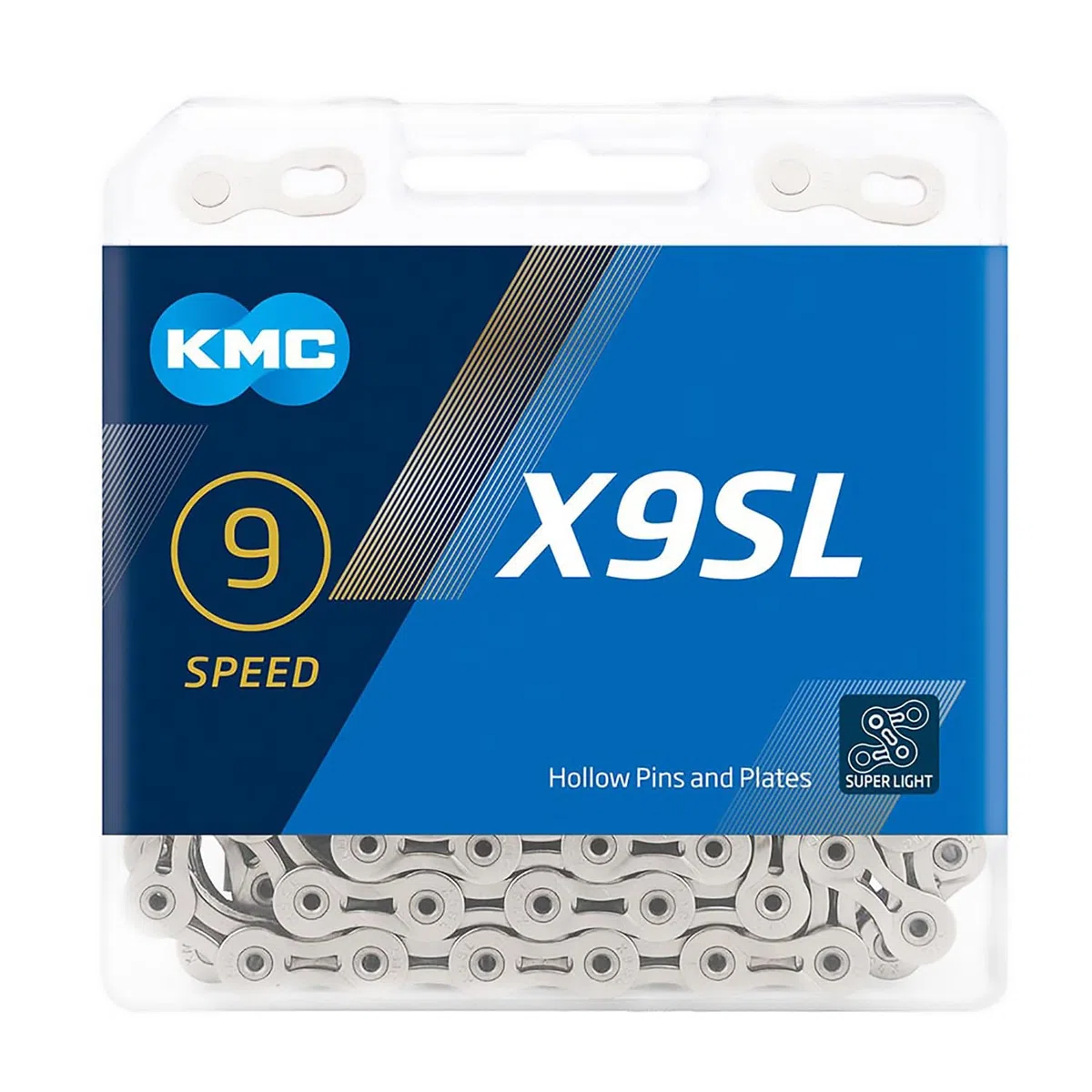 KMC Unisex - Erwachsene X9SL Ti-N X9 SL 9-Fach Kette