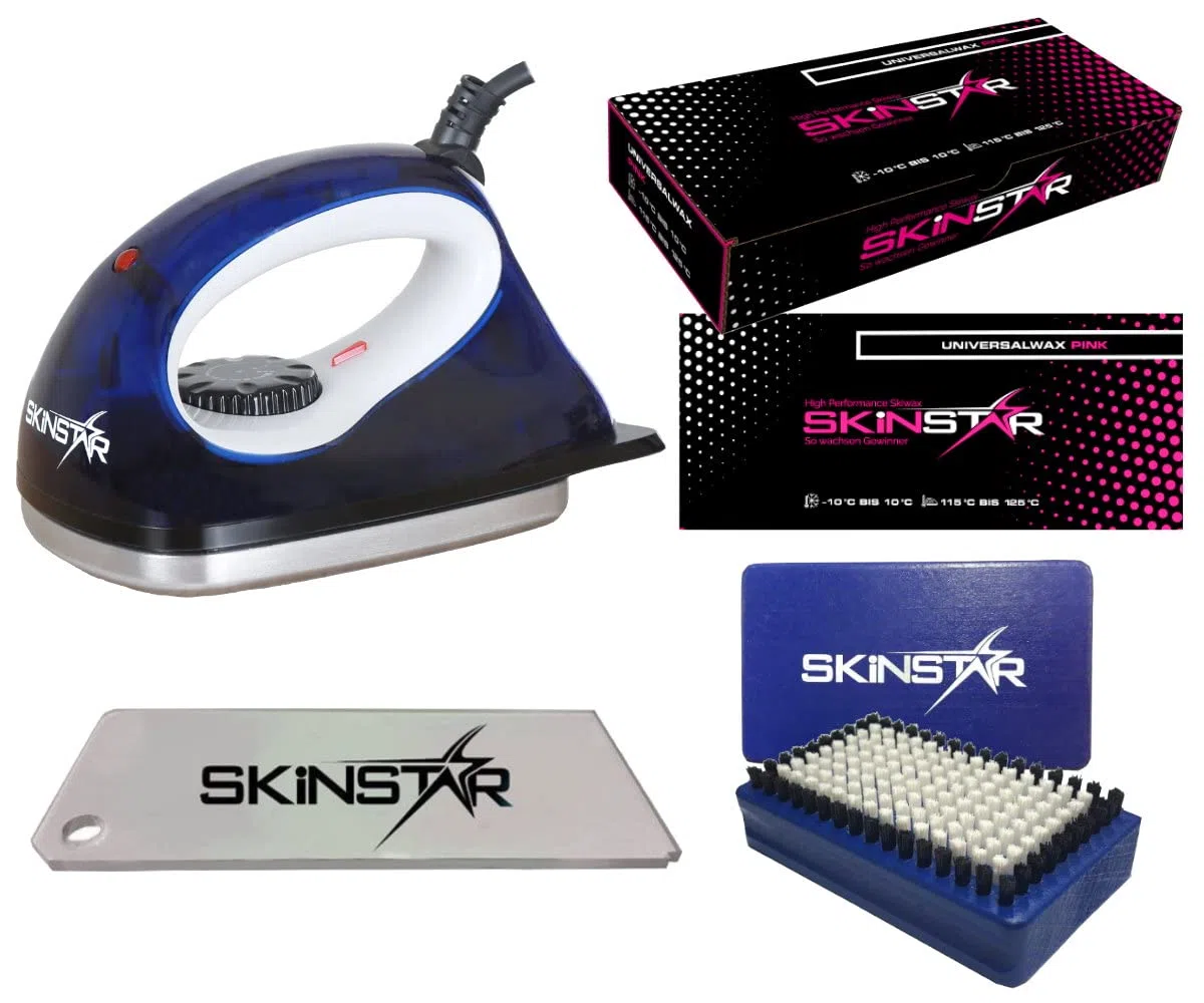 SkinStar Sciolina-Start Set 4-Teilig con Ferro da Stiro - Alpino+Nordic+Tavola