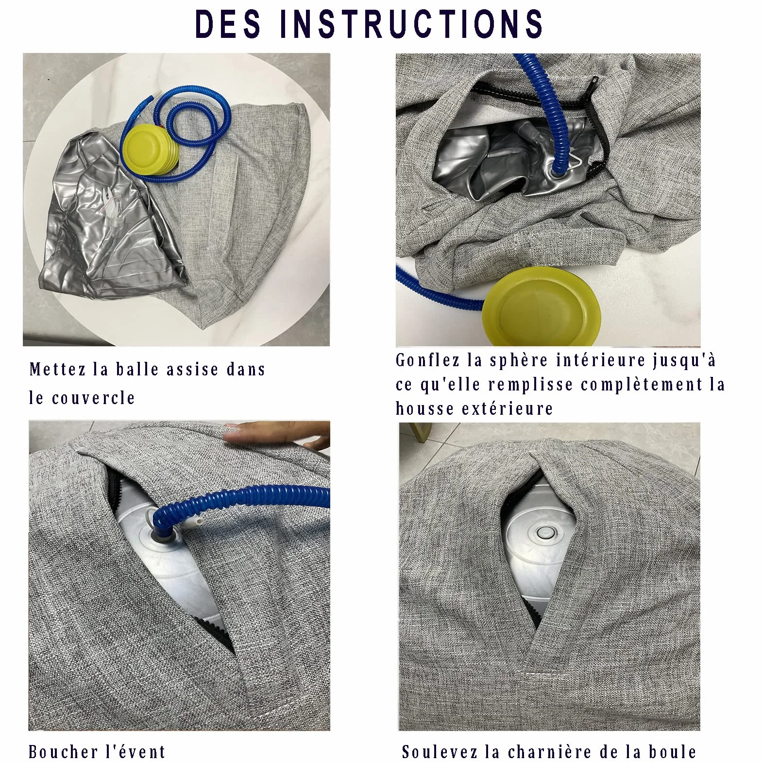 Pallone da ufficio, seduta pallone da palestra, pallone da ufficio, 55/65/75 cm, pallone da gravidanza, sedia a palloncino con copertura di protezione antiscivolo Swiss Ball
