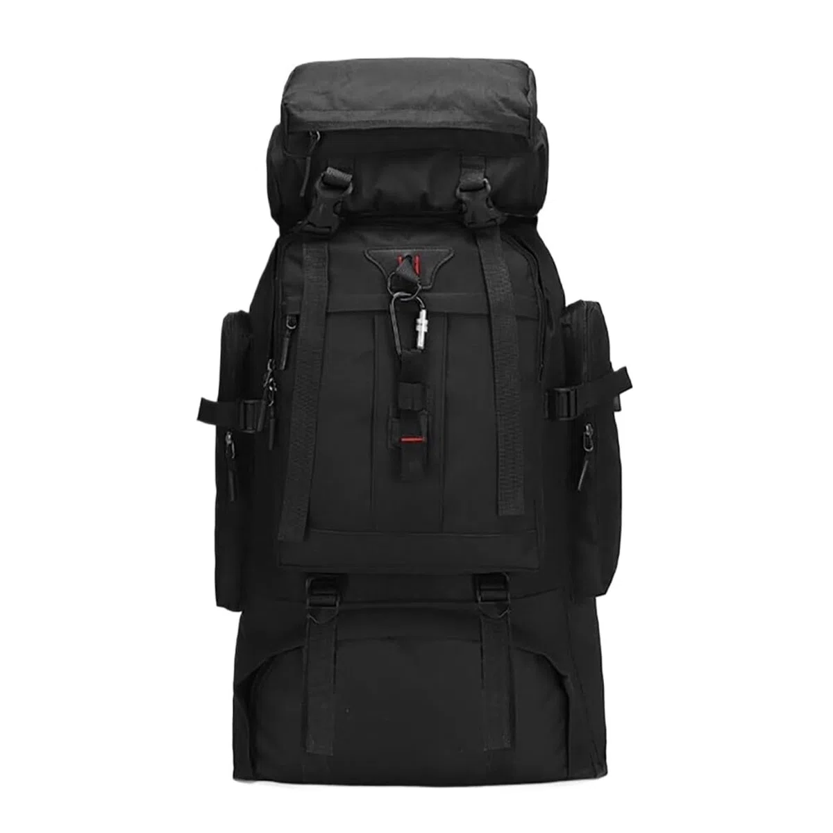 Zaino da Viaggio Sportivo Zaino da Trekking 70L Borsa A Tracolla per Arrampicata Campeggio Allenamento All'aperto Sport per Alpinismo Arrampicata(Black)