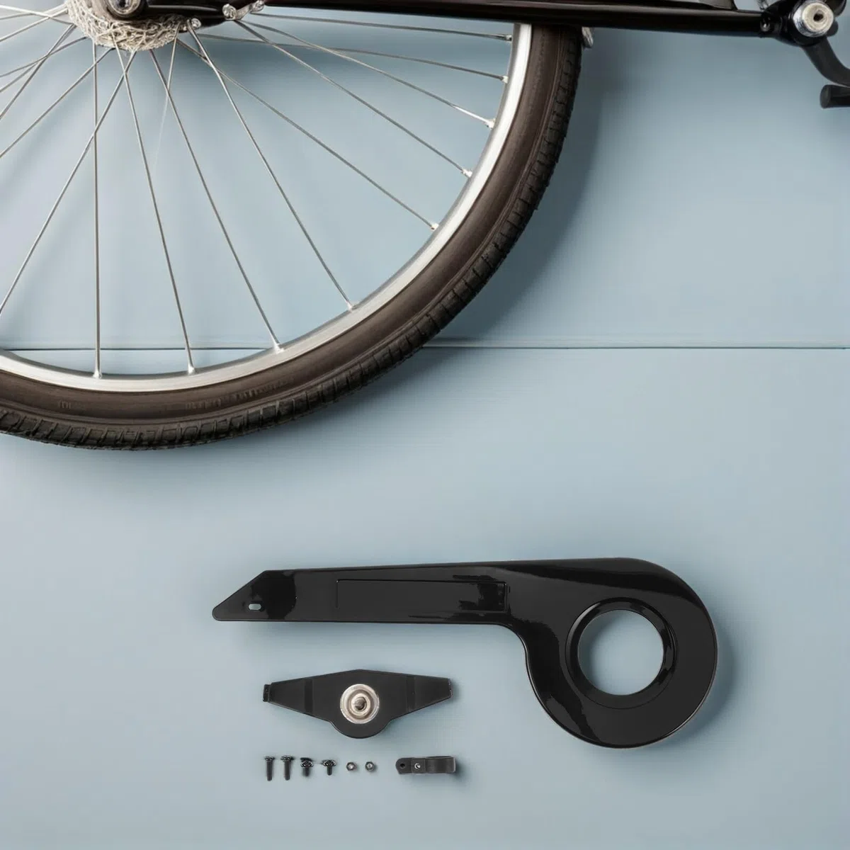 GLEAVI Protezione per Catena Bicicletta 32-36t Copri Pignone in Plastica Leggera Copricatena per Mountain Bike e Bici da Strada Riduce Rumore e Previene Impigliamento Indumenti