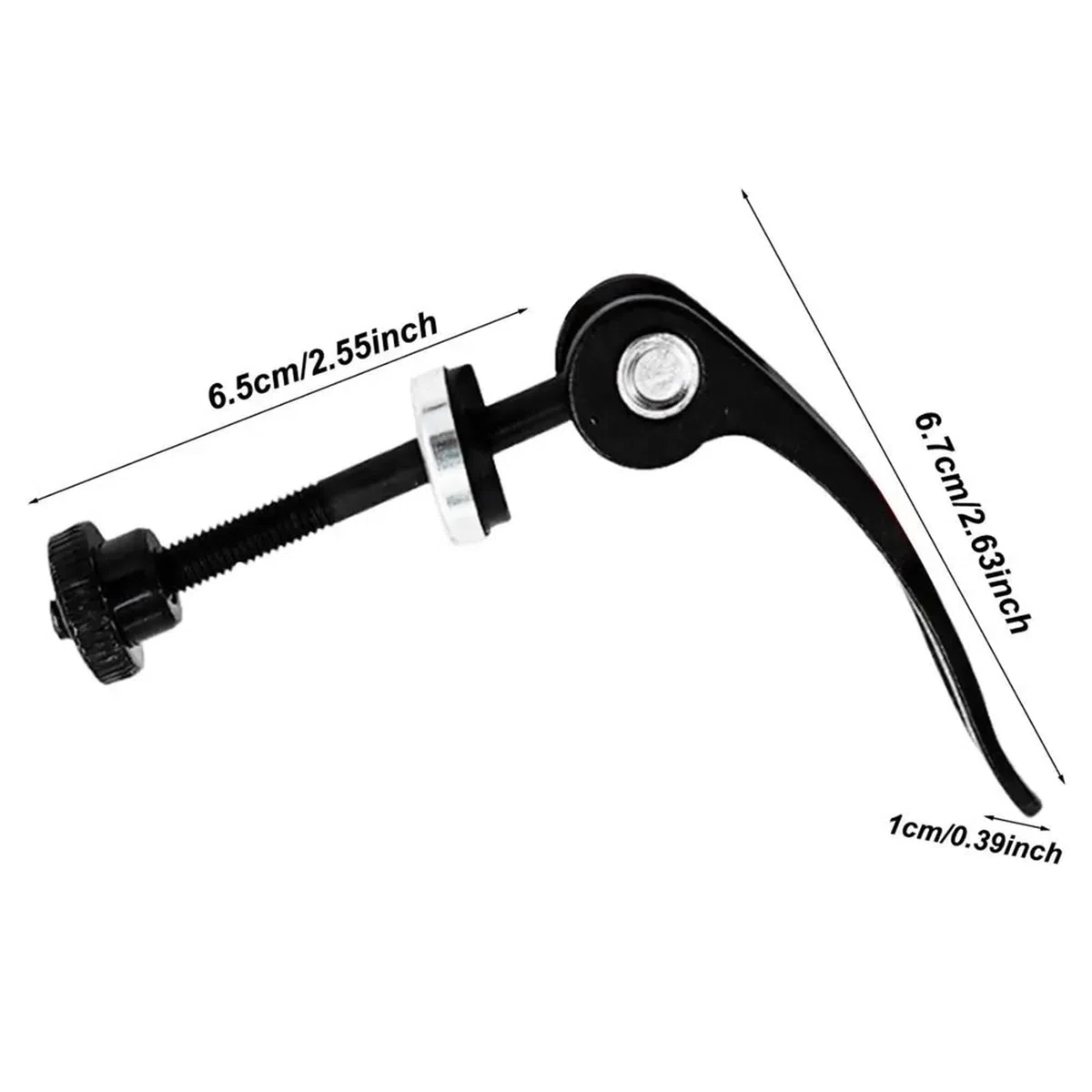 Vite a sgancio rapido per morsetto sedile 5 Pezzi Vite Di Serraggio Eccentrica M5 For Reggisella For Bicicletta Bullone Sgancio Rapido For Clip Fissaggio(M5x60mm 5PCS)
