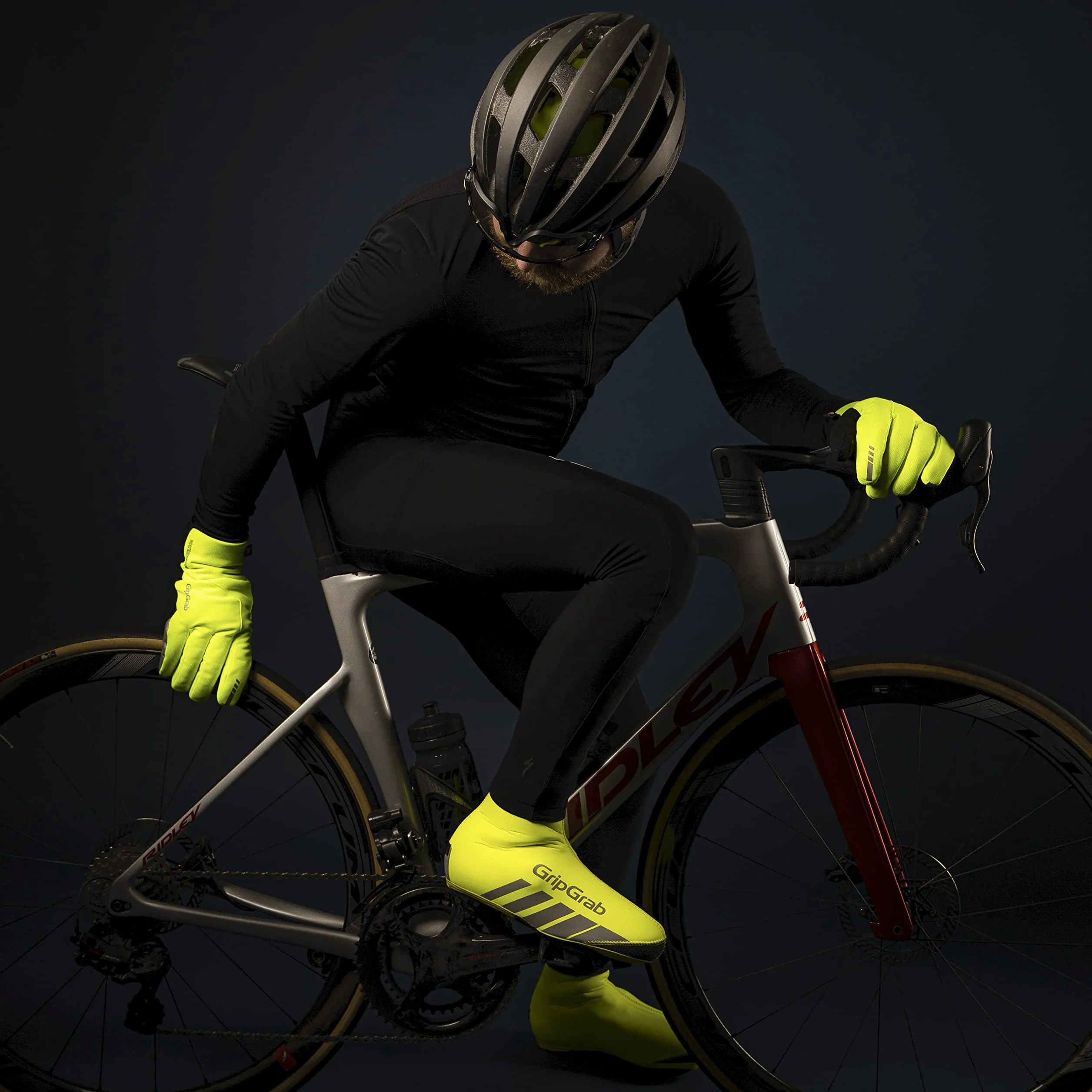 GripGrab RaceThermo Copriscarpe per Bici da Strada Impermeabili in Neoprene Invernale Sovrascarpe Termici Antivento