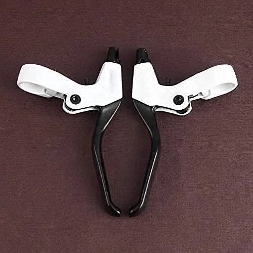 Leva del freno della bicicletta Freni in lega V Freni della bicicletta MTB Leva del freno della bicicletta Parti della manovella Accessori Leve del freno della bicicletta (Colore : Bianca) (Nero)