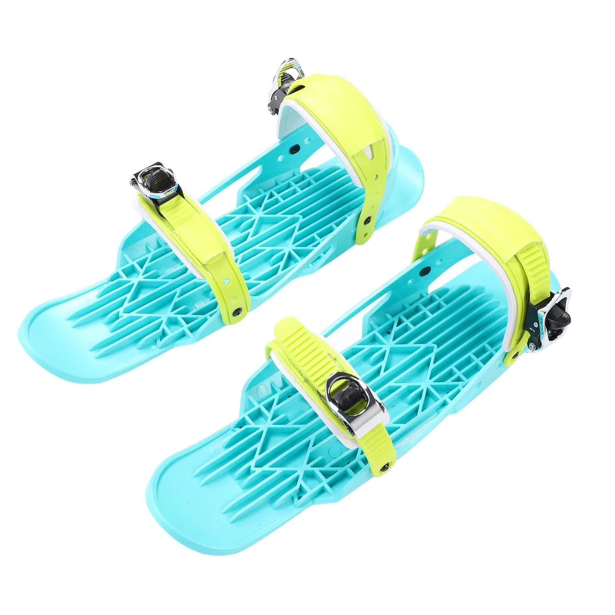 Mini Pattini da Sci Compatti con Custodia, Materiale in Nylon Premium, Cinghie Regolabili per Pattinaggio Invernale, Regalo Perfetto per Sciatori, Modelli per Bambini e Adulti