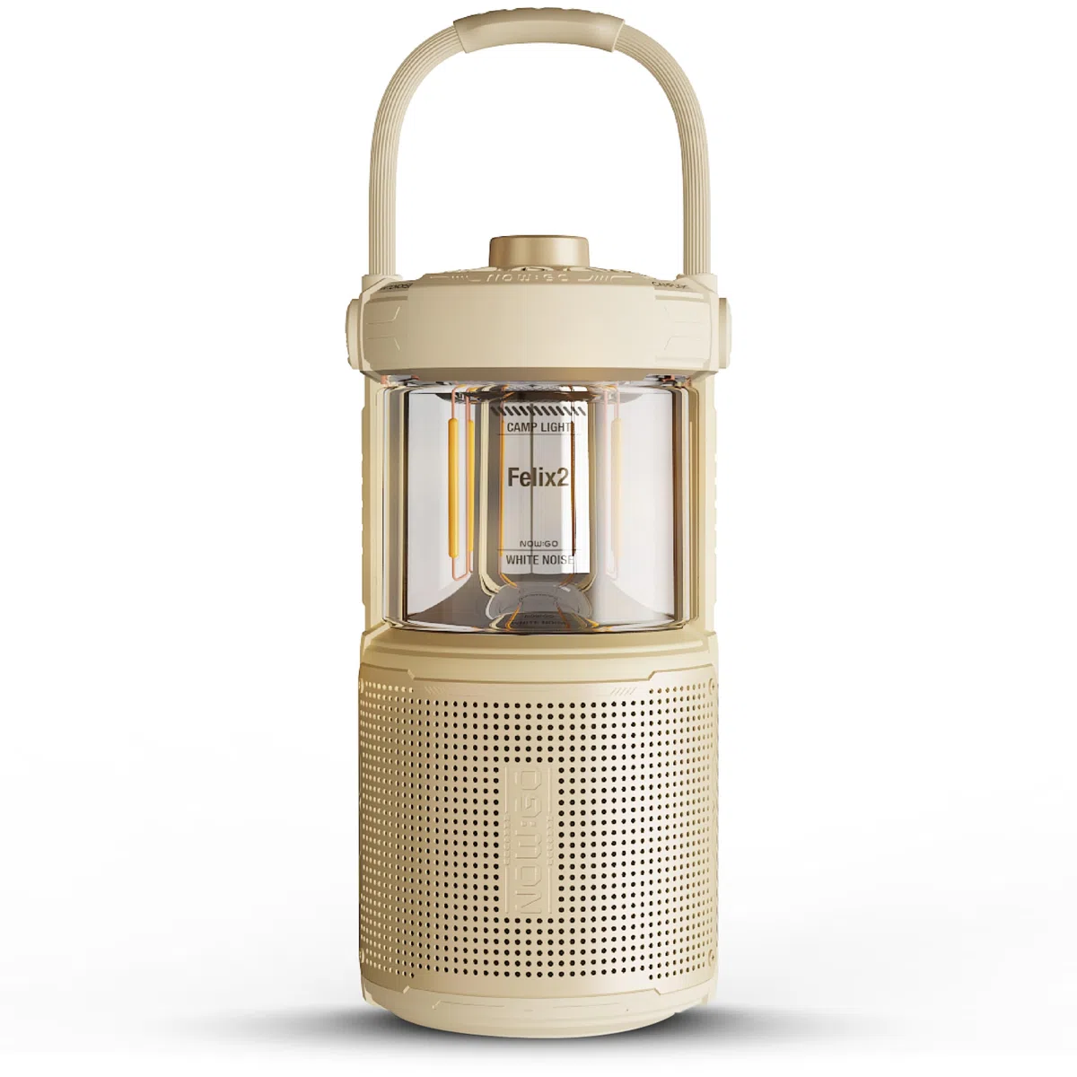 Lantern Speaker Felix 2 – Altoparlante Bluetooth ispiratore con luce, altoparlante esterno, lampada LED per esterni, lanterna da campeggio, altoparlante Bluetooth, per attività all'aperto