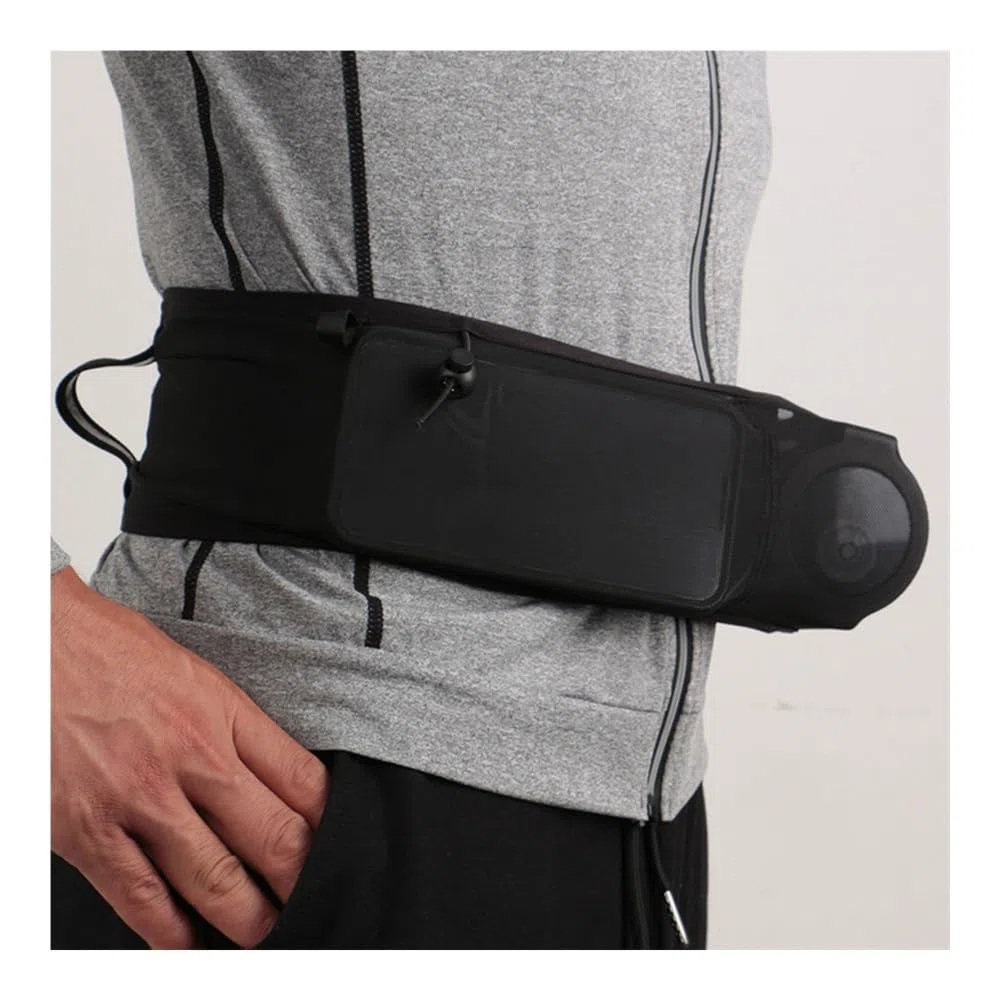Marsupio da corsa Marsupio sportivo Custodia per telefono Custodia per telefono Uomini Donne Tasca nascosta Outdoor GymSport Borse da corsa Cintura Marsupio per Ciclo, XL, 2PCS