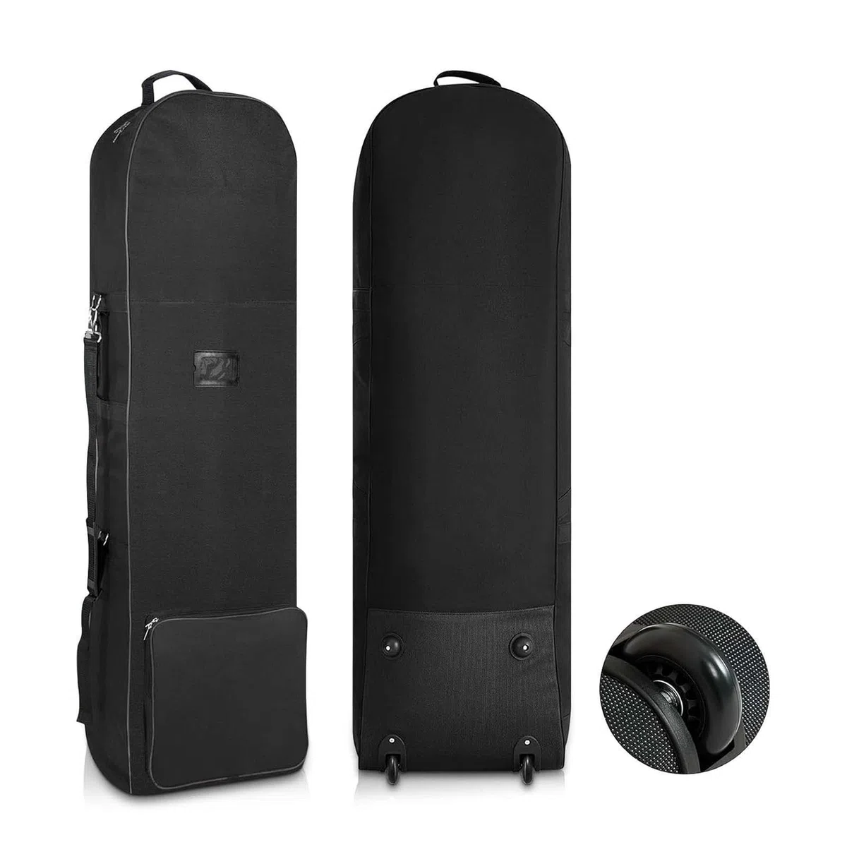 F Fityle Sacca da Viaggio da Golf da Viaggio da Golf Custodia da Viaggio Pesante Sacca da Aviazione Resistente alla portatura Pieghevole Portatile Leggera con