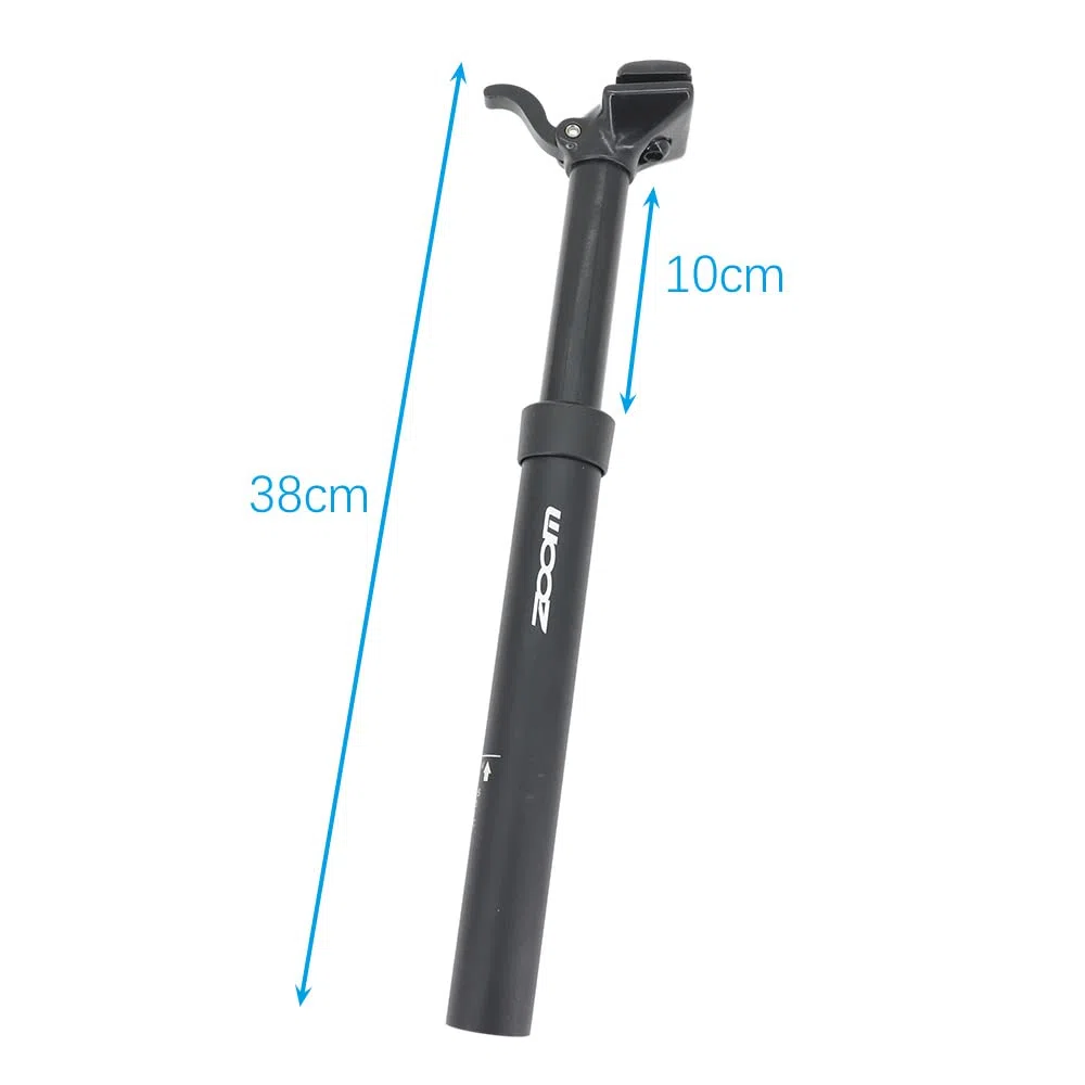 Tubo Sella Bici Dropper SeatPost Manual di Controllo LIVATORE A Leva Altezza Regolabile Post Post Hydraulic BICYTLE 100mm Viaggio 375mm 30.9 31,6 mm MTB.(31.6mm)