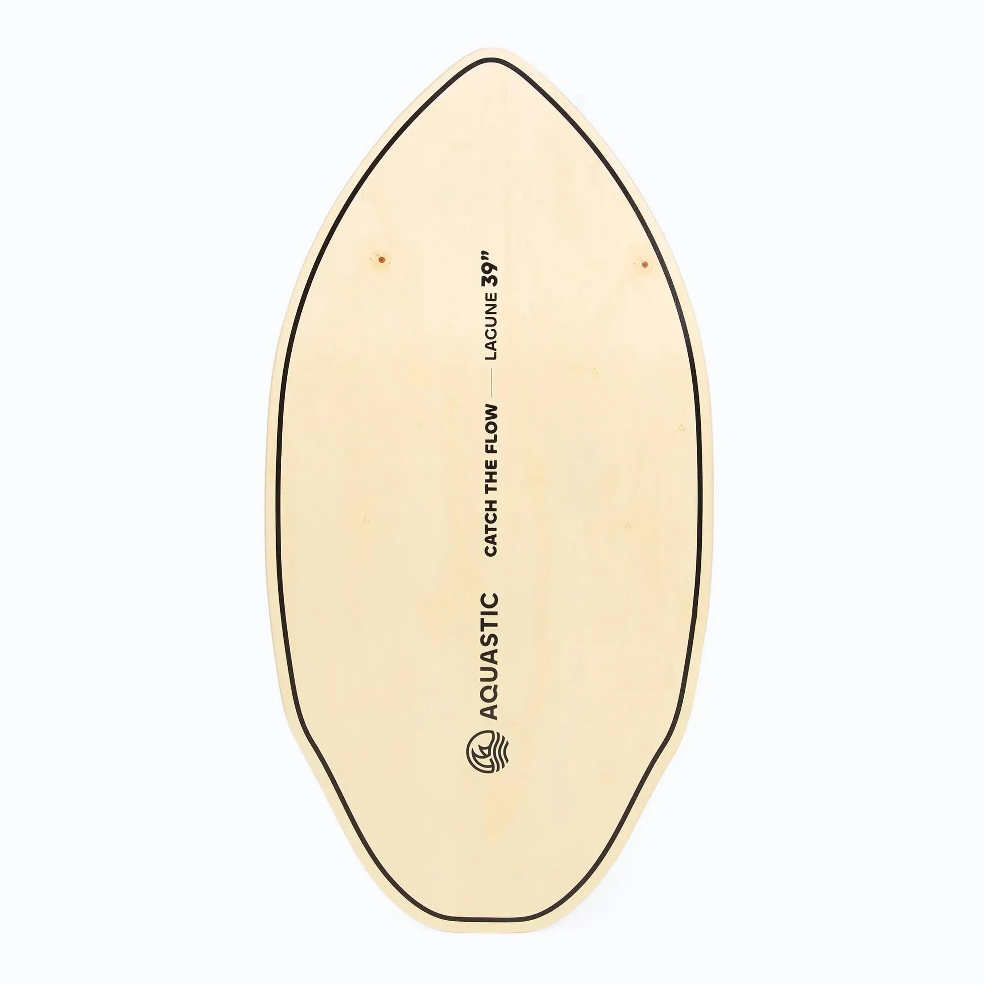 AQUASTIC Lagoon 39" Skimboard in compensato di pioppo, 99 x 49 cm, portata 100 kg, tavola colorata per principianti ed esperti