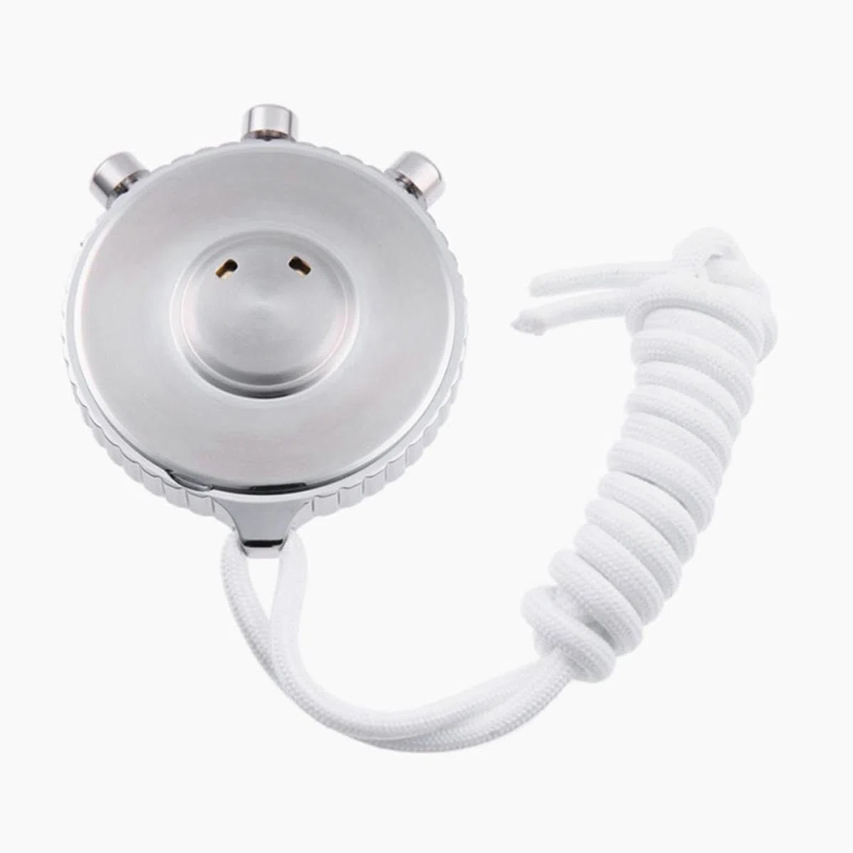 Cronometro Digitale in Acciaio Inox a 3 Righe 120 Track | Timer Elettronico Portatile con Cinturino, Mostra Data Mese Anno e Giorno