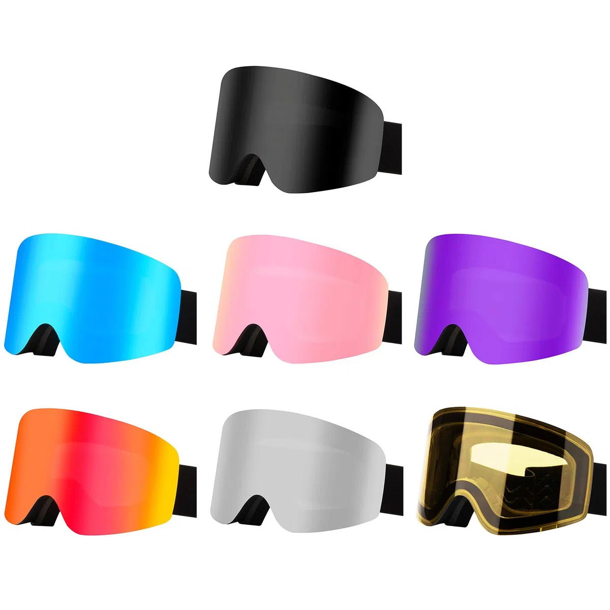 Anti-fog Snowboard Occhiali Doppio Strato Occhiali Da Sci Protezioni UV Sci Neve per Uomini Donne Doppio Strato Anti-fog Neve Snowboard Regalo