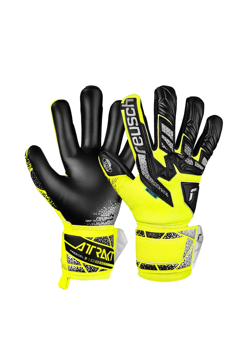 Reusch Attrakt Freegel Silver - Guanti da Portiere Unisex Adulto