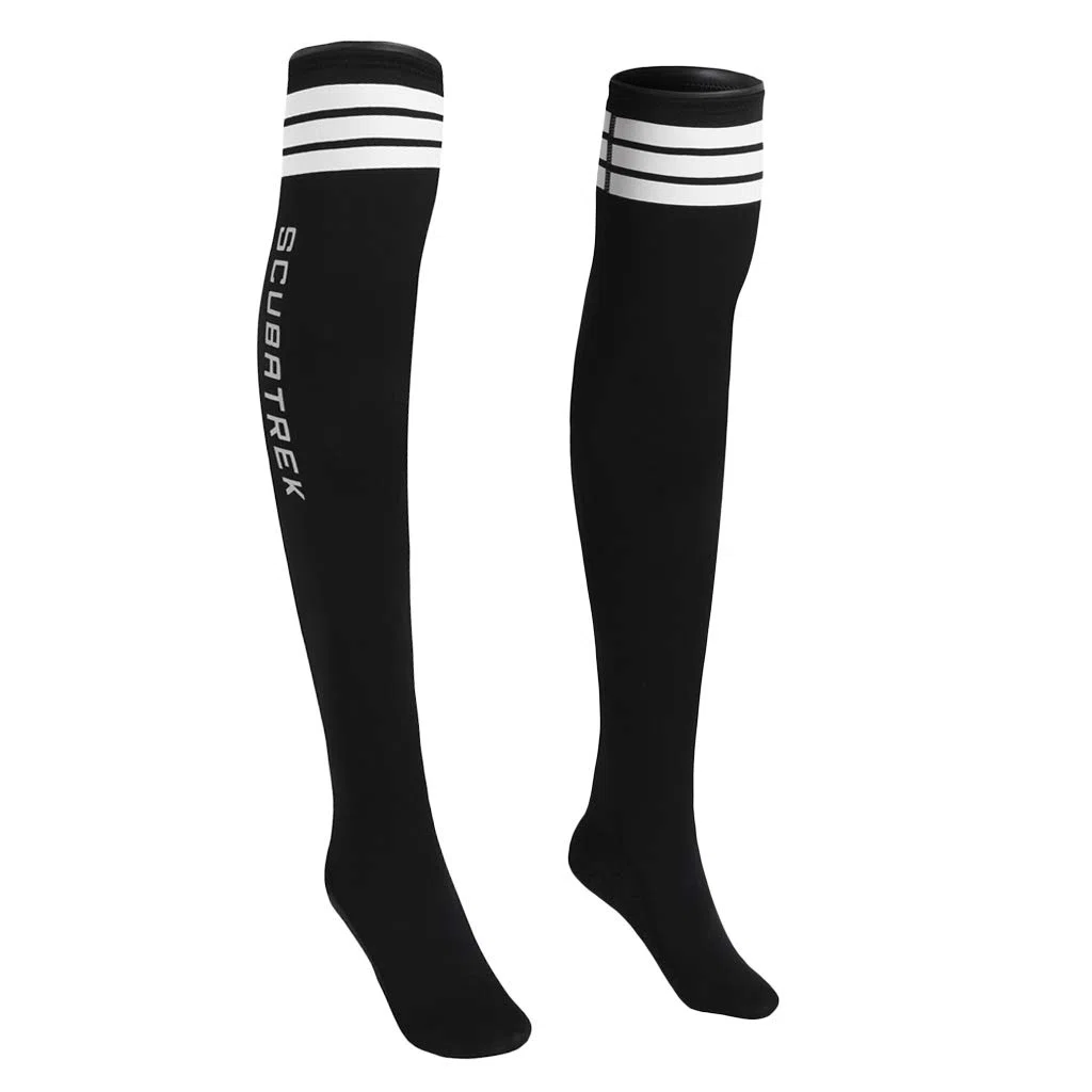 Perfeclan Calzini Lunghi in Neoprene Impermeabile da 1,5 Mm Calzini Lunghi per Immersioni Subacquee, Snorkeling, Nuoto, Sport Acquatici