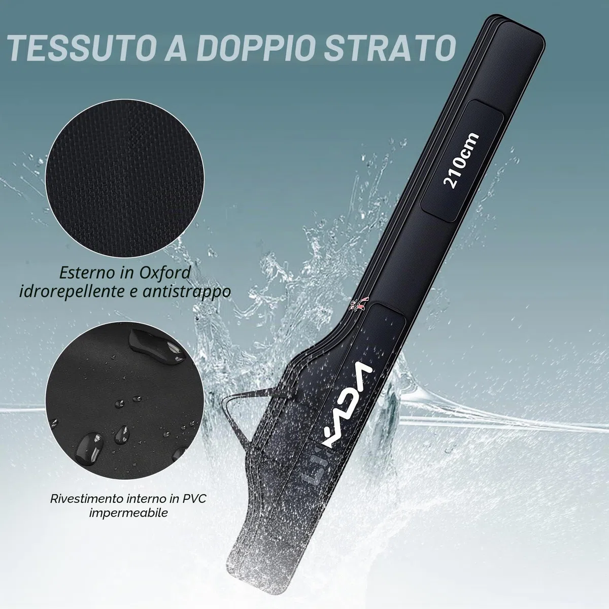 Borsa Da Pesca Portatile Pieghevole 190 Centimetri Canna Da Pesca Bobina Gear Tackle Strumento Carry Case Carrier Borsa Da Viaggio Sacchetto Di Immagazzinaggio