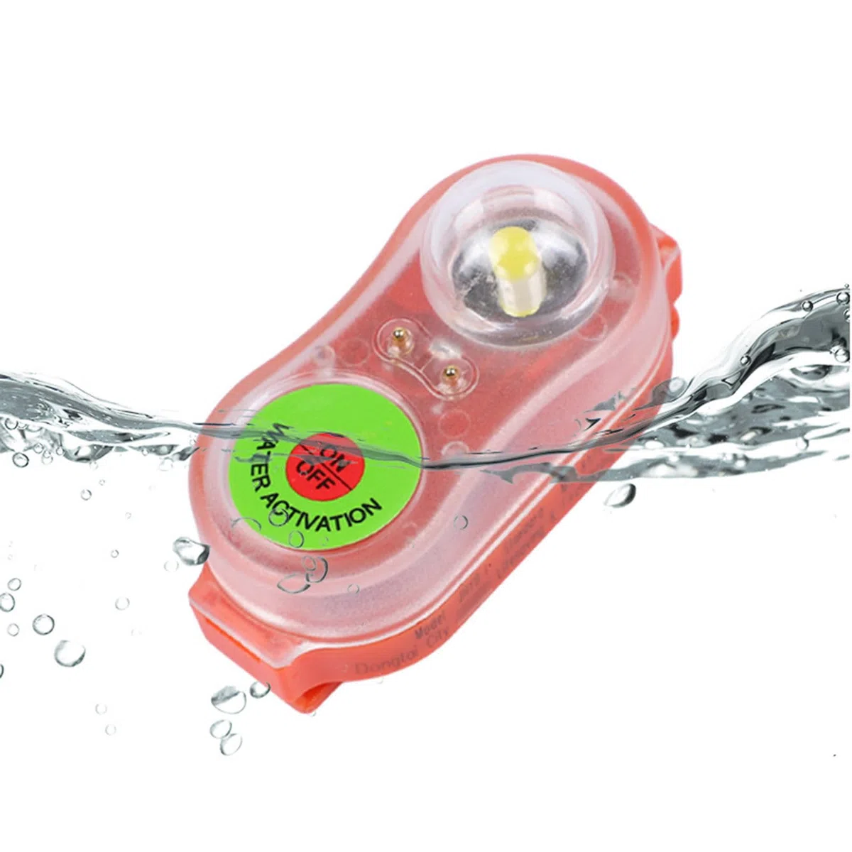 Generico Luci Giubbotto Salvataggio a LED con Attivazione ad Acqua - Set da 8 Pezzi - Rosse e Verdi per Emergenza in Mare per Sopravvivenza in Acqua di Luci Salvagente