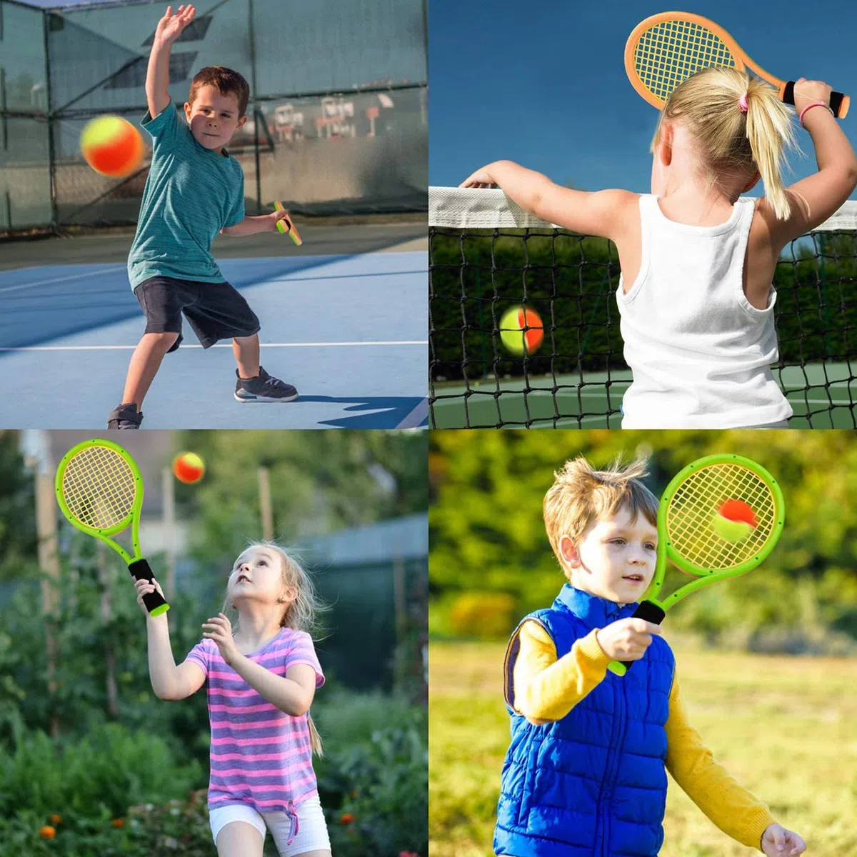 XJBTBA Palline da Tennis, morbide, Elastiche, a Bassa Compressione, Senza Pressione, Strumento per Allenamento in Massa, Colore Arancione, per la Pratica Giovanile all'aperto