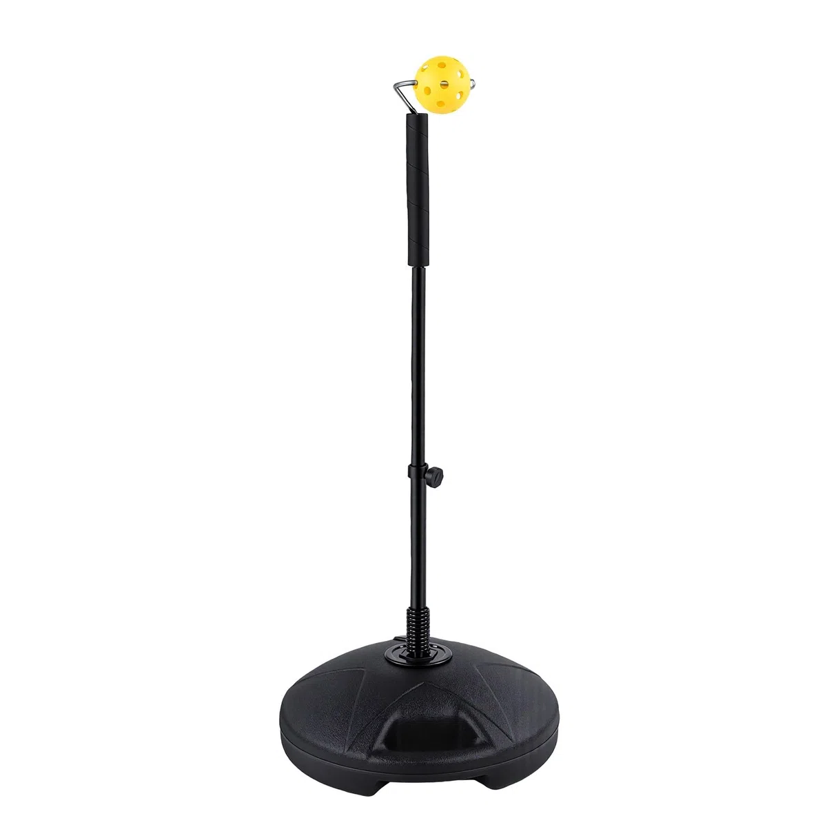 Allenatore da Tennis Topspin, Altezza Regolabile da 75 a 100 Cm, Attrezzatura per Allenamento da Tennis con Design di Rimbalzo, Dispositivo per Allenarsi con Base di Riempimento con Sabbia e