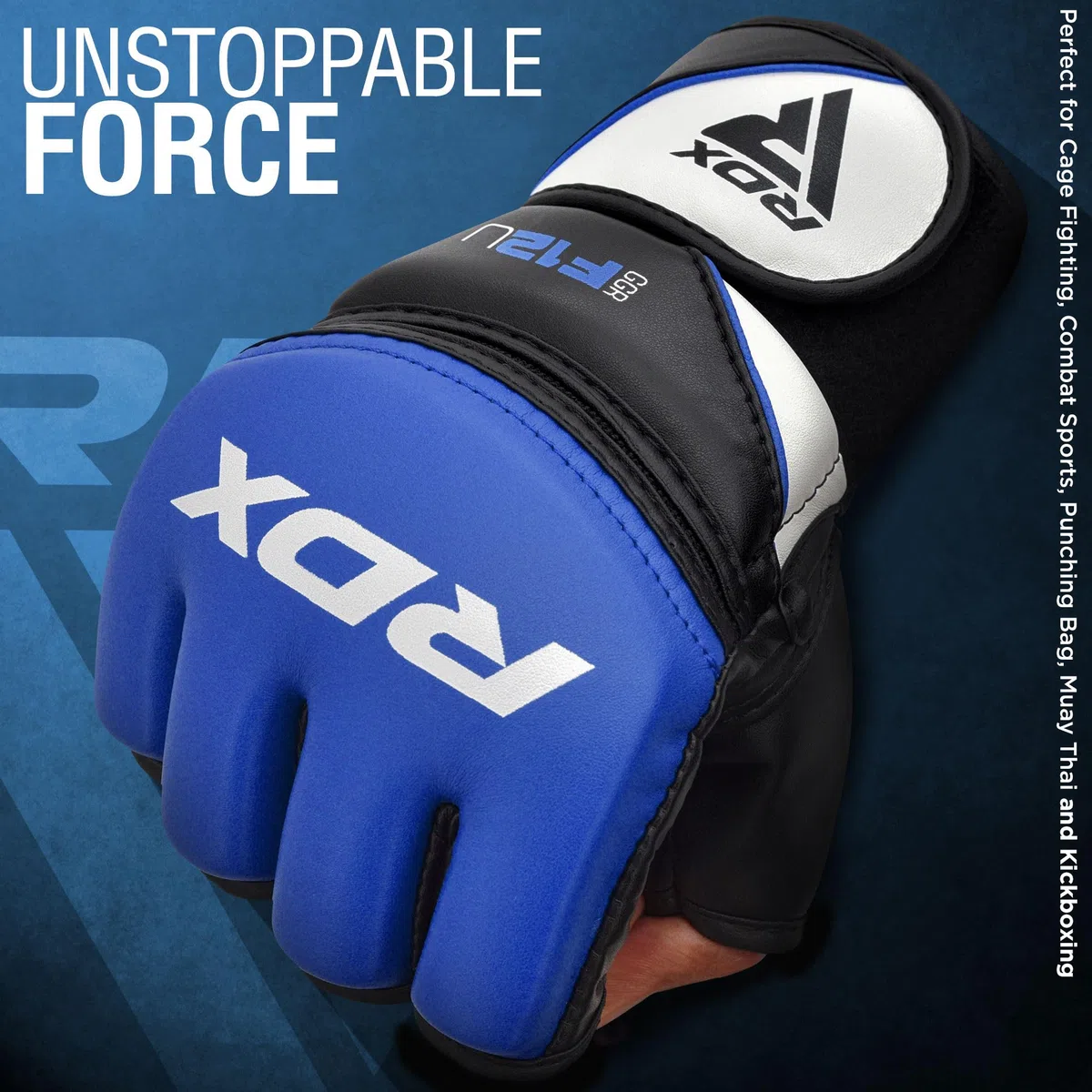RDX Maya Pelle MMA UFC Guanti Lucha Libre Sparring Arti Marziali guantillas allenamento Grappling