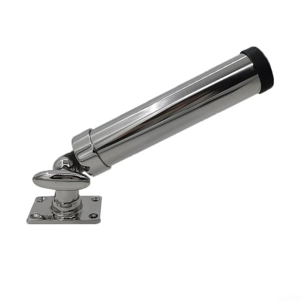 Porta canna da pesca, regolabile in acciaio inox 316 | Monte, Base quadrata stabile per barca Marine Yacht per kayak per canoa Rafting Accessori