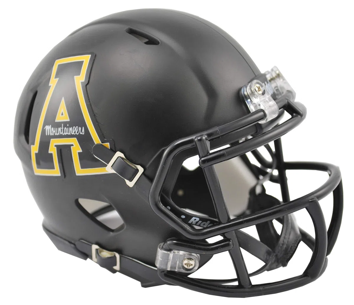 Riddell NCAA Appalachian State Mountaineers Speed Mini Helmet, Black