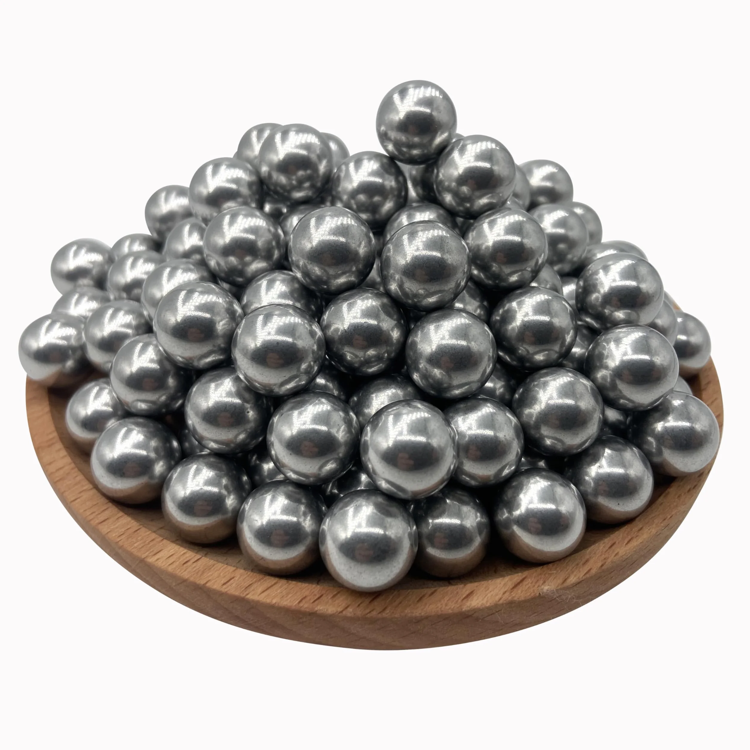 ALIEN PLAY 150 X 50 Cal Aluminum Balls, Hard 50 Cal Ammo Fits for Umarex T4E TR50/HDP50/HDR50, 2.8 Grams Reusable Solid Kinetic Projectiles Self Defense Paintball Balls for Target Practice