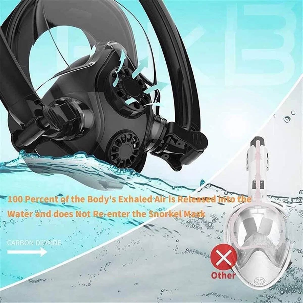 Maschere subacquee, maschere da snorkeling, maschere subacquee, maschere antiappannamento, maschere integrali for lo snorkeling ，Maschera da immersione