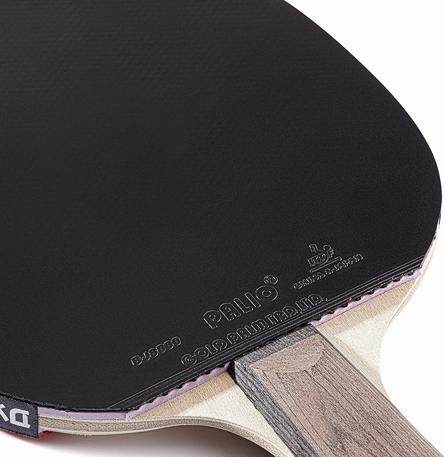 Dynasty Extra Penhold - Racchetta da ping pong con custodia, approvata ITTF in gomma, racchetta da ping pong in stile cinese