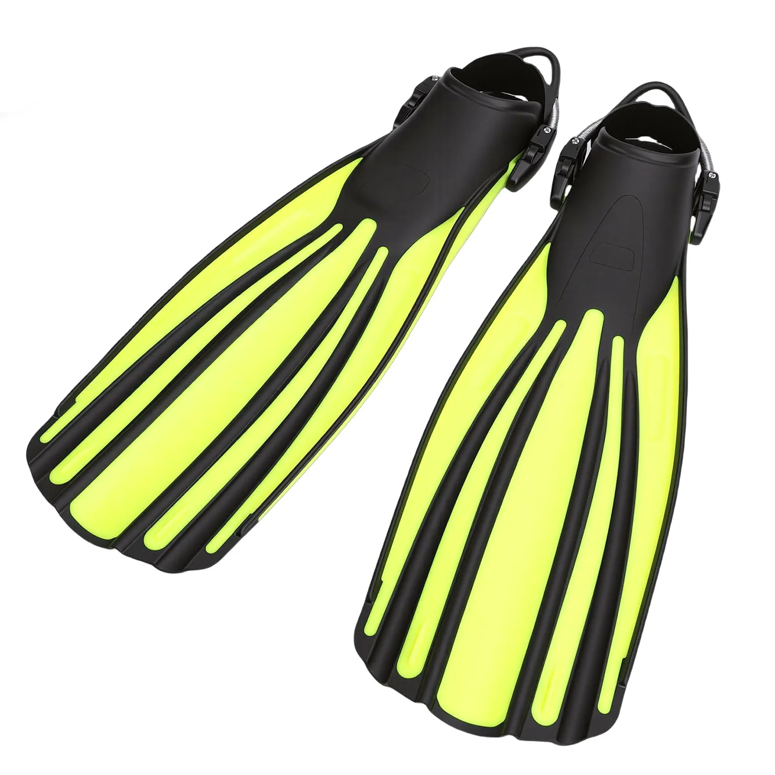 Alomejor Pinne per Immersione in TPR Premium, Fibbia Regolabile, manovrabilità Migliorata per lo Snorkeling e il Nuoto