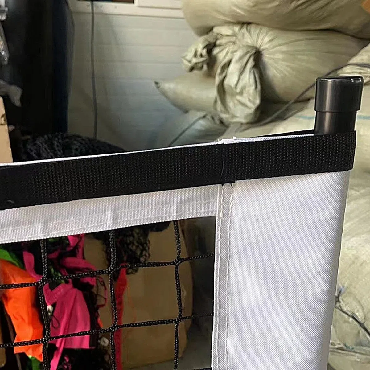 Rete da tennis per esterni, rete da tennis per vialetto, rete da calcio compatta, rete da allenamento rimovibile, rete da tennis da 9,5 kg, con borsa per il trasporto, 6 m, per tennis/badminton