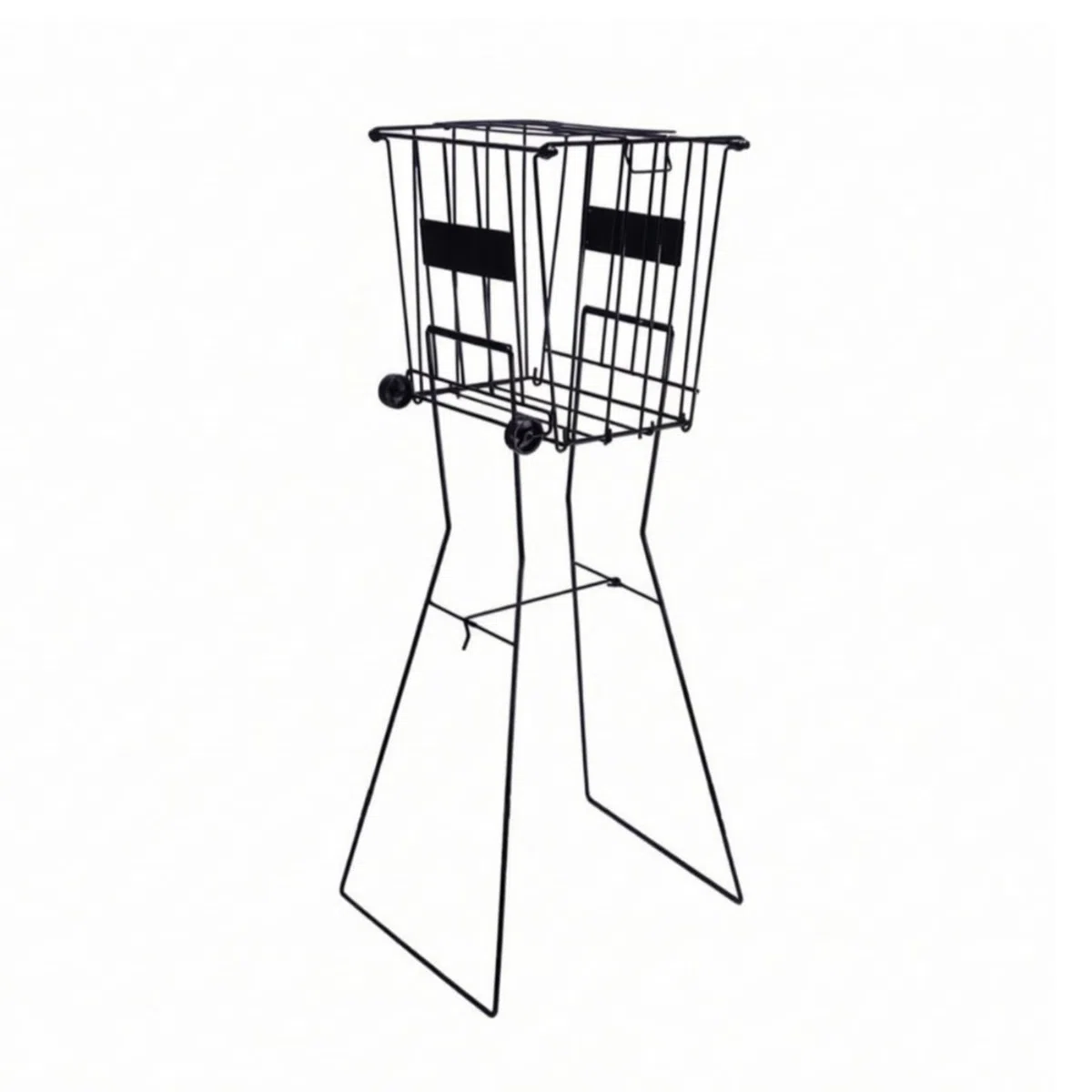 Carrello da Tennis Raccoglipalline Carrello Raccolta Cestino Portapalline Organizer in Rete di Design Portatile E Raccolta Rapida Capacità 72 Palline