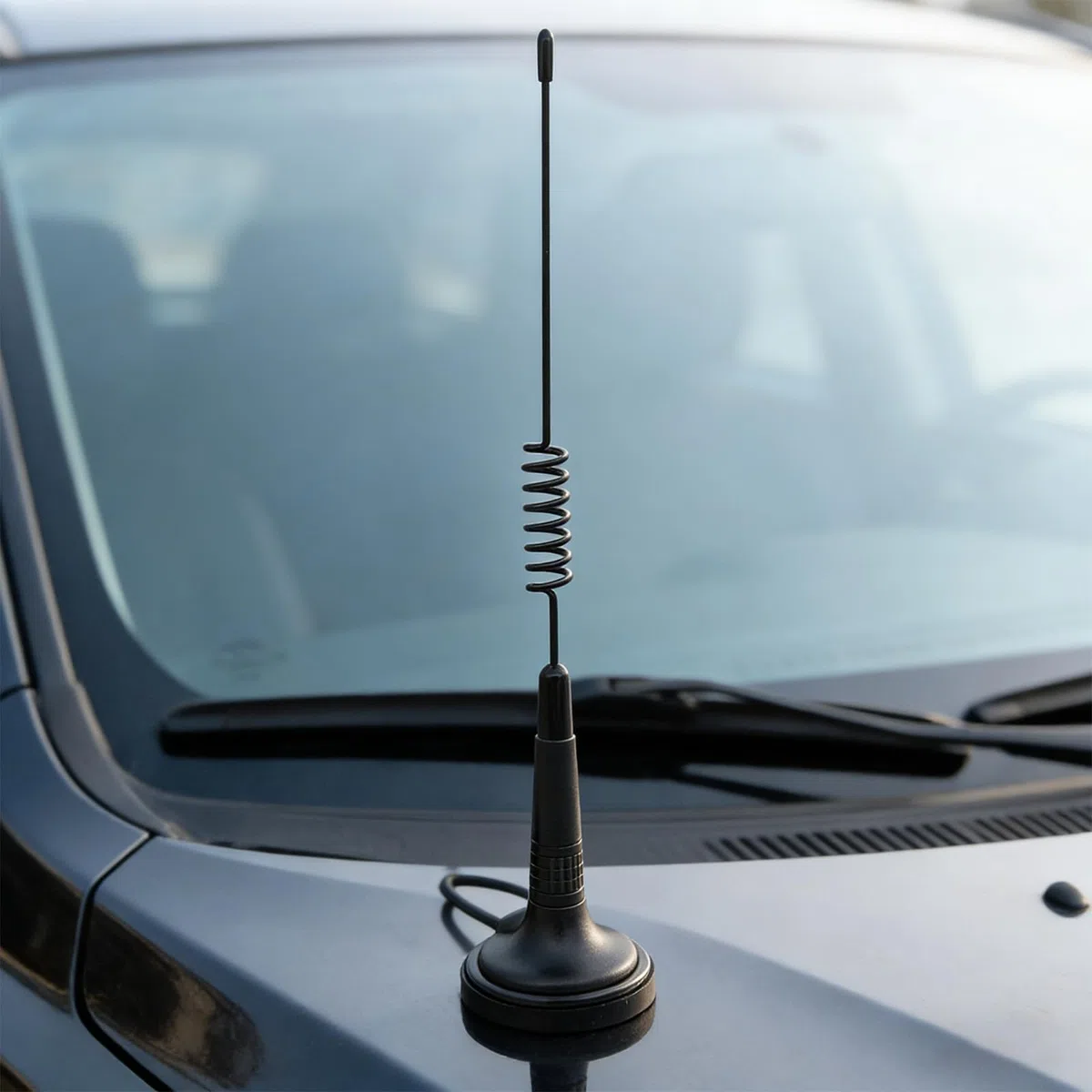 Antenna radio CB a base magnetica 27 MHz con PL-259 BNC maschio per auto, camion, veicolo