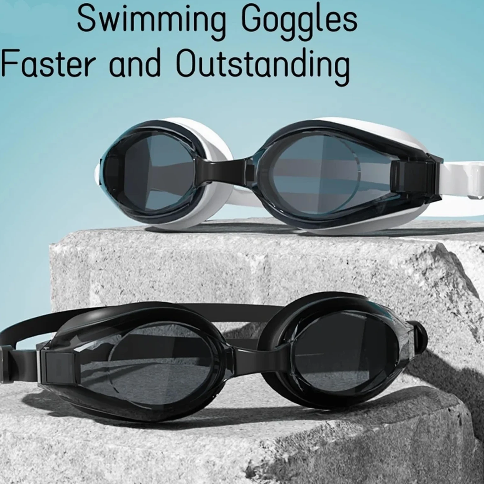 1pc occhialini da nuoto unisex antiappannamento impermeabili Per Sport | Occhialini da nuoto for adulti Occhiali da nuoto regolabili senza perdite