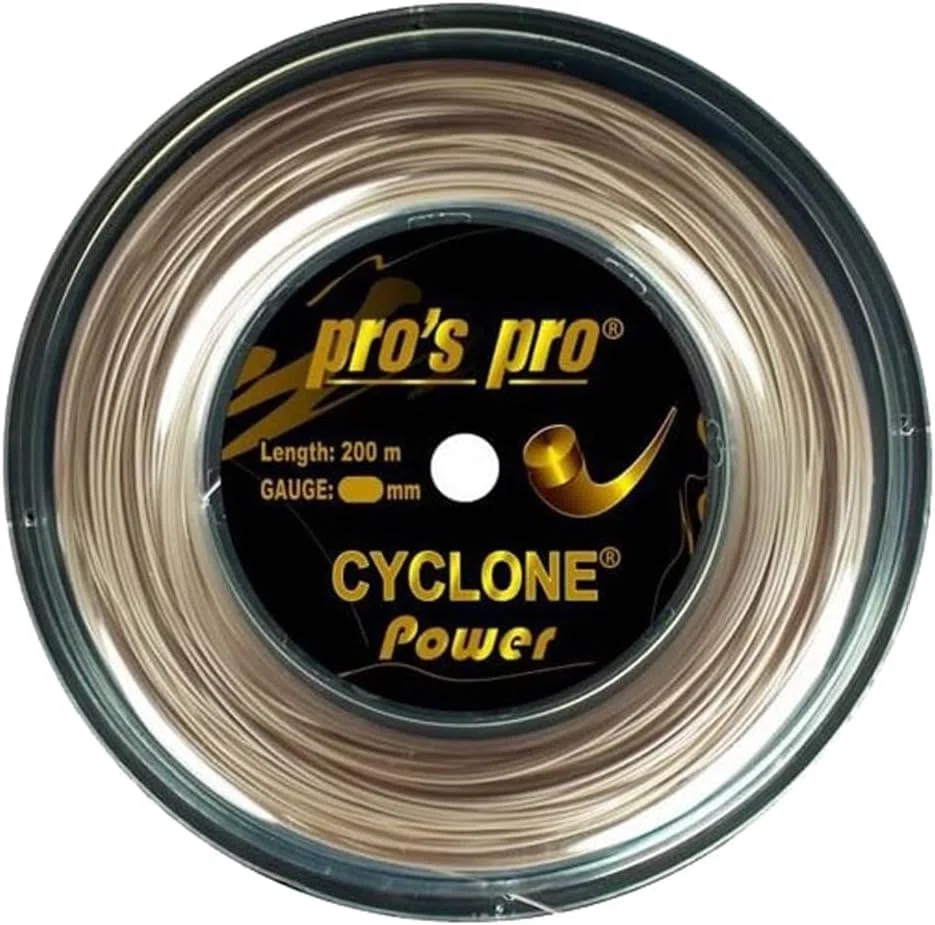 Generisch Pros Pro Cyclone Power - Corda da tennis, 1,30 mm, 200 m