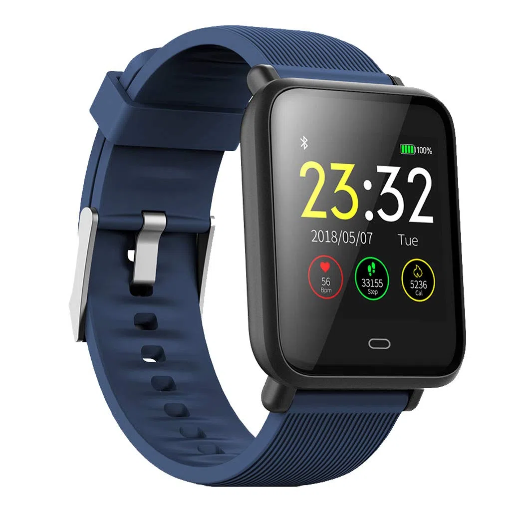 Fitness Tracker, Activity Tracker Guarda con Il Cardiofrequenzimetro, Schermo Touch Slim E Braccialetti Passo Movimento Impermeabile Contapassi Watch, per Bambini Donne E Gli Uomini
