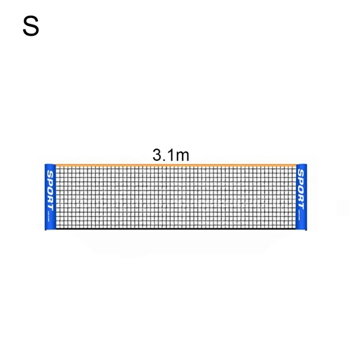 Rete da Badminton Portatile Rete da Allenamento Semplice Rete da Tennis Rete da Esterno e Interno per Badminton, Tennis(3.1m)