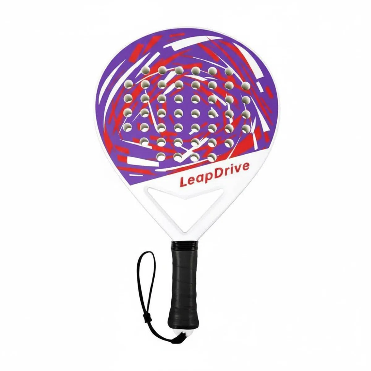 Racchetta da Allenamento Tennis Padel Paddle Racket Sostituto con Grande 48 Fori di Ventilazione Presa Facile Adatta per Principianti Bambini Sessioni