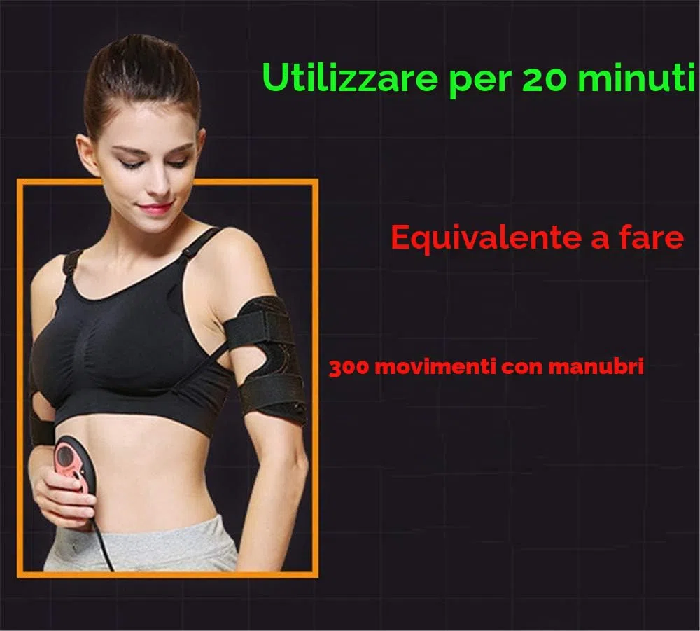 Elettrico Perdere Grasso del Braccio per Le Donne, EMS Elettrico Muscle Toner Braccio Trimmer per La Perdita di Peso Brucia Grassi Bicipiti D Tricipiti Allenamento Muscolare