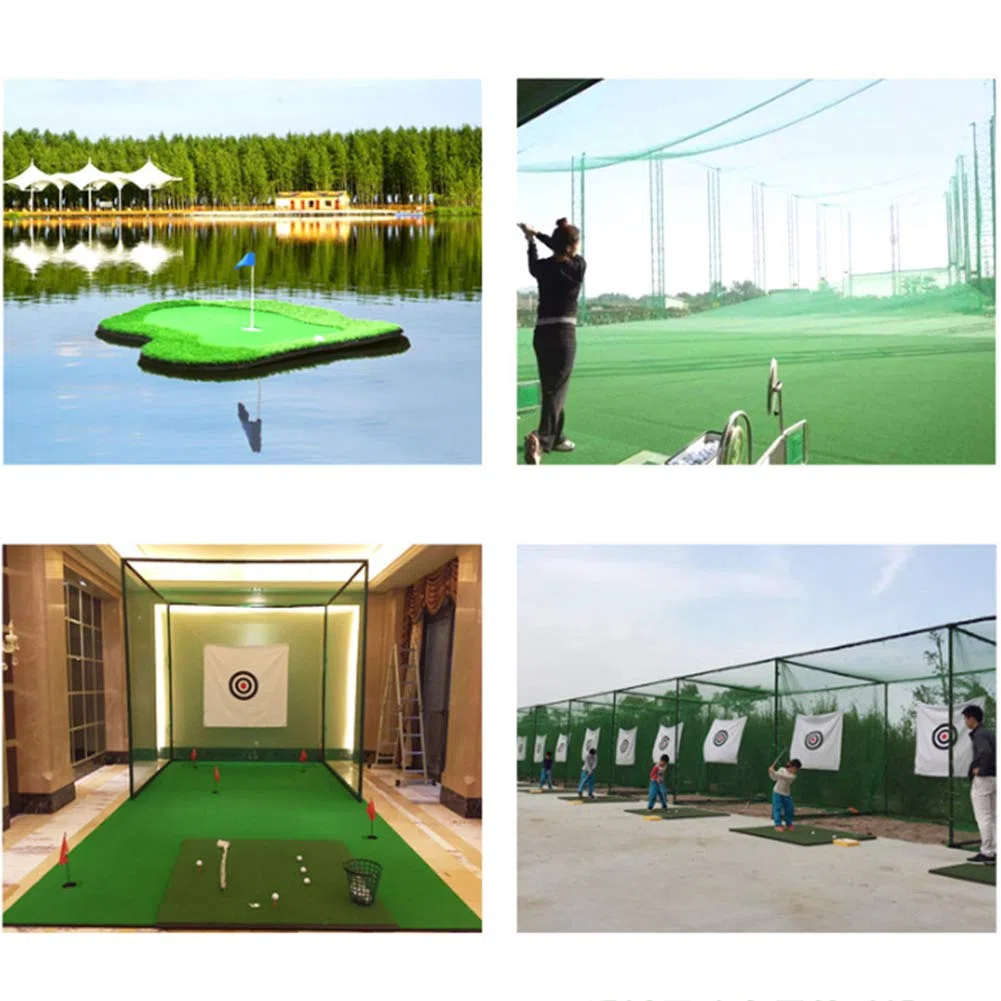 Rete da per Pratica del Golf, Rete per Colpire Bersaglio per Barriere, Rete Portatile per Allenamento Golf, Adatto per Esterni 3x3M
