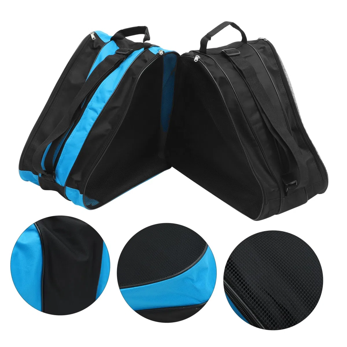 SUPVOX Borsa Porta Pattini a Rotelle 2 Pezzi in Oxford, Nero, Portatile | Pattini su Rotelle e Ghiaccio, Uso Outdoor, Semplice Pulire, Design Semplice e Pratico