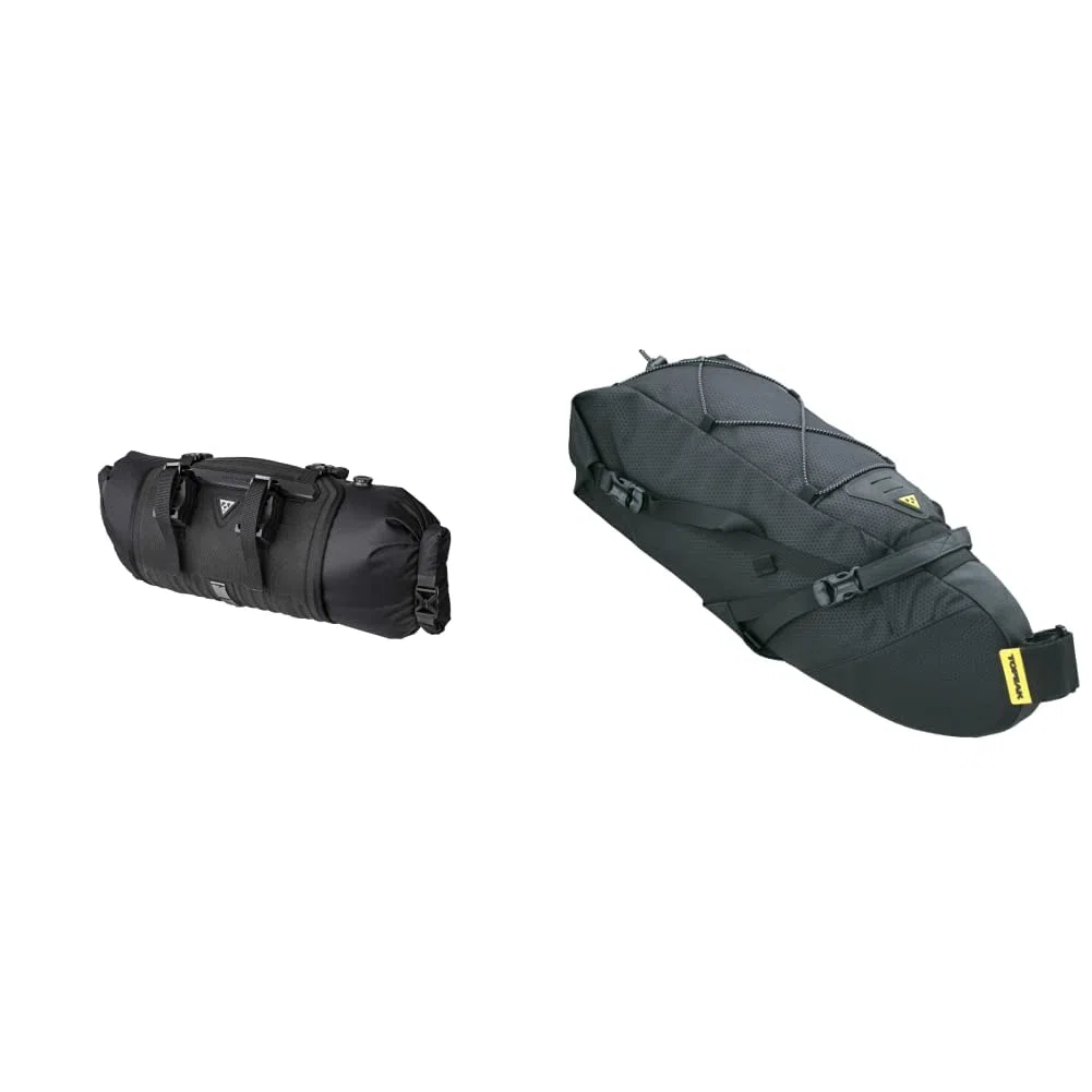Topeak Frontloader 8 Litros, Borsa al Manubrio Unisex Adulto, Nero, 8L & Backloader, Borsa per Portapacchi. Unisex-Adulti, Nero, 10 Litri