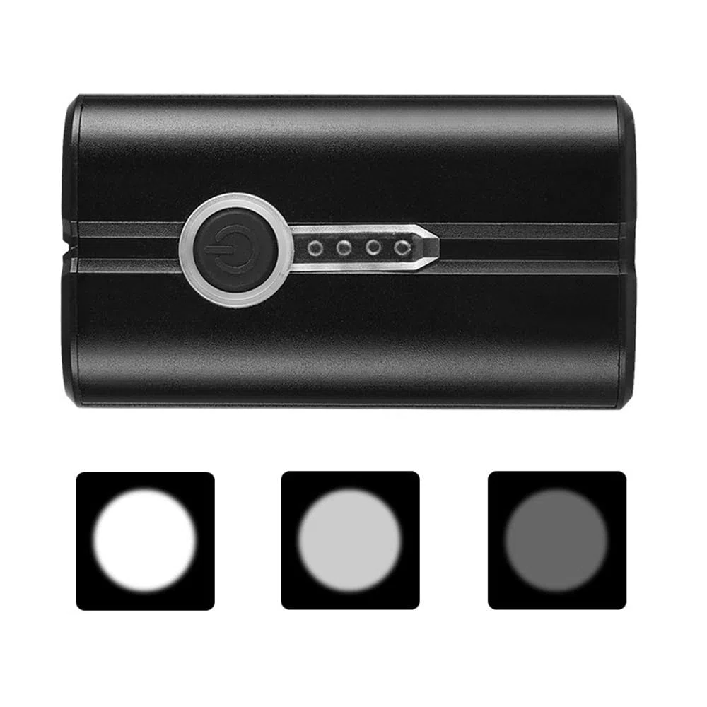 Fari a LED per Bicicletta, luci per Bicicletta, luci per Ciclismo, Batteria ai polimeri Ricaricabile di Tipo C