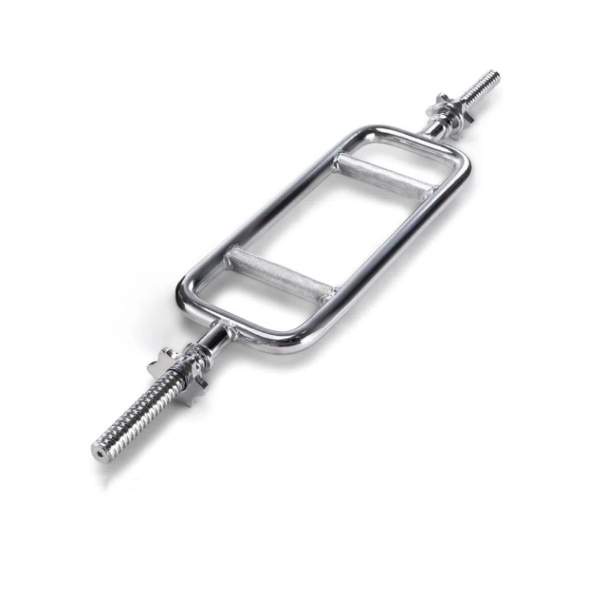 FFitness ASTA PER TRICIPITI 86 CM BILANCIERE CORTO MANUBRIO TRICEP CURL BAR 25 MM ALLENATORE TRICIPITI CON CHIUSURA