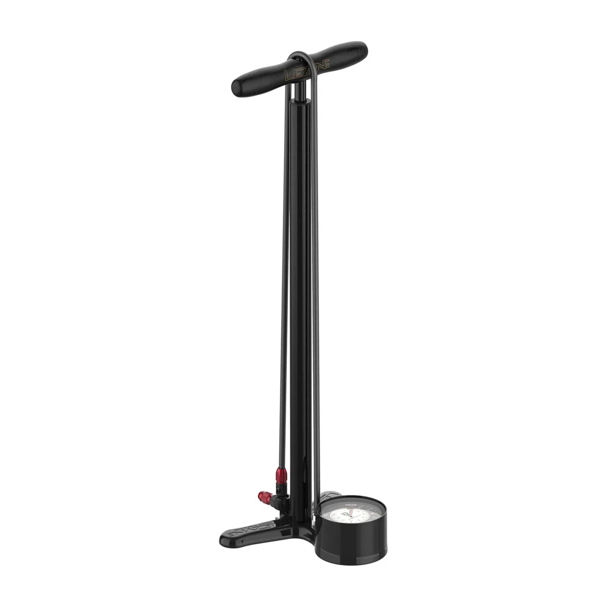 LEZYNE 1-fp-cfldr-v504 Pompa a Piede Bicicletta Unisex Adulto, Mettalic Black