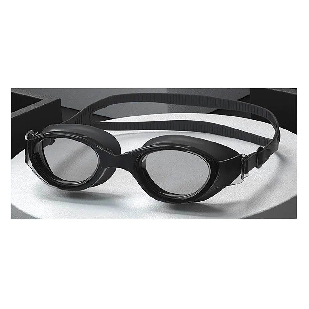 Occhiali da Snorkeling per Adulti e Bambini Nessuna Perdita Antiappannamento Protezione UV Occhialini da Nuoto Ponte nasale in Silicone Morbido Nero