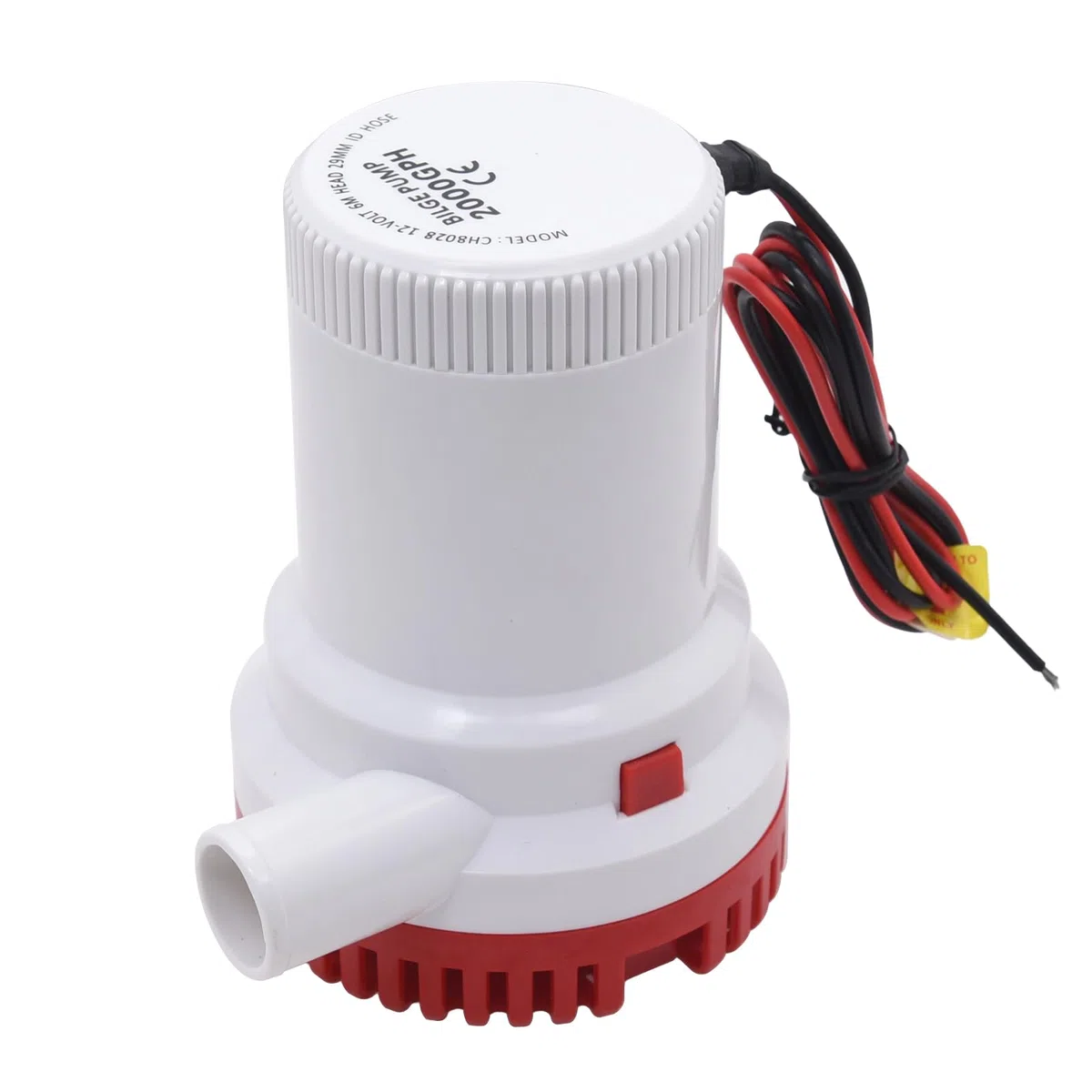 KAOLALI 12V 2000GPH Pompa di Sentina 29mm Pompa Acqua Barca Elettrica Sommersa Pompa di Sentina per Barca Marine Yacht