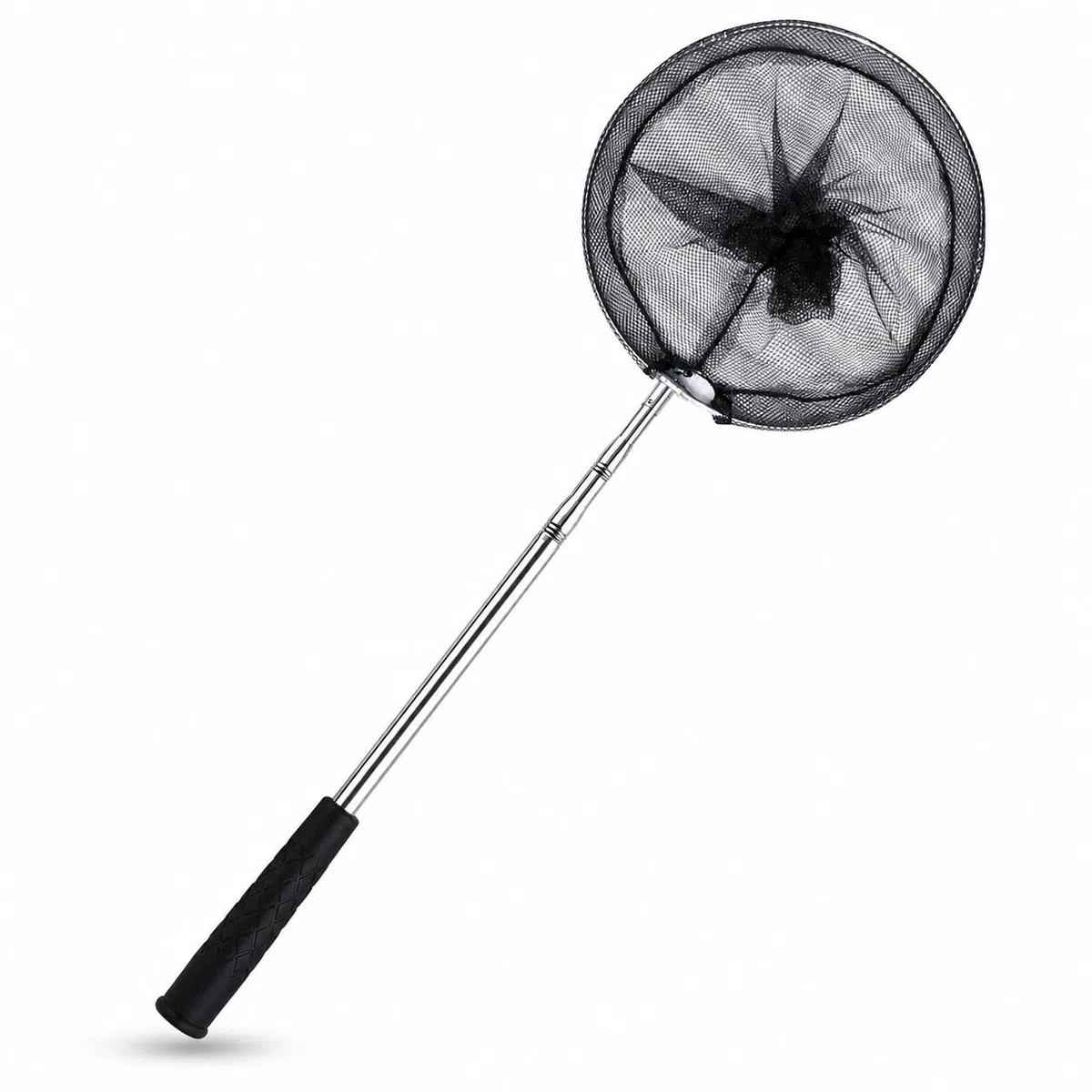 Sharplace Rete da Pesca Telescopica Guadino, Bianco, Nero, Bianco, 3 metri