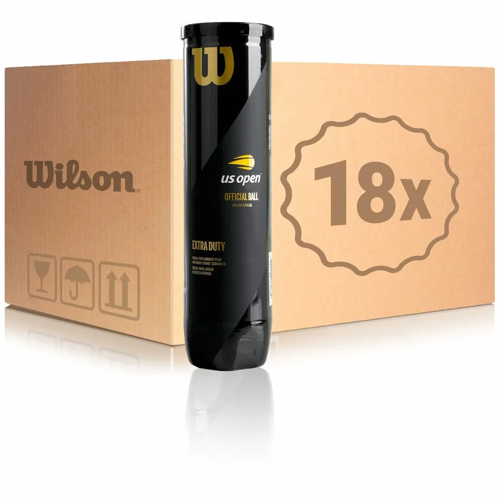 Wilson Pelotas Tenis US Open 4B 18 botes de 4