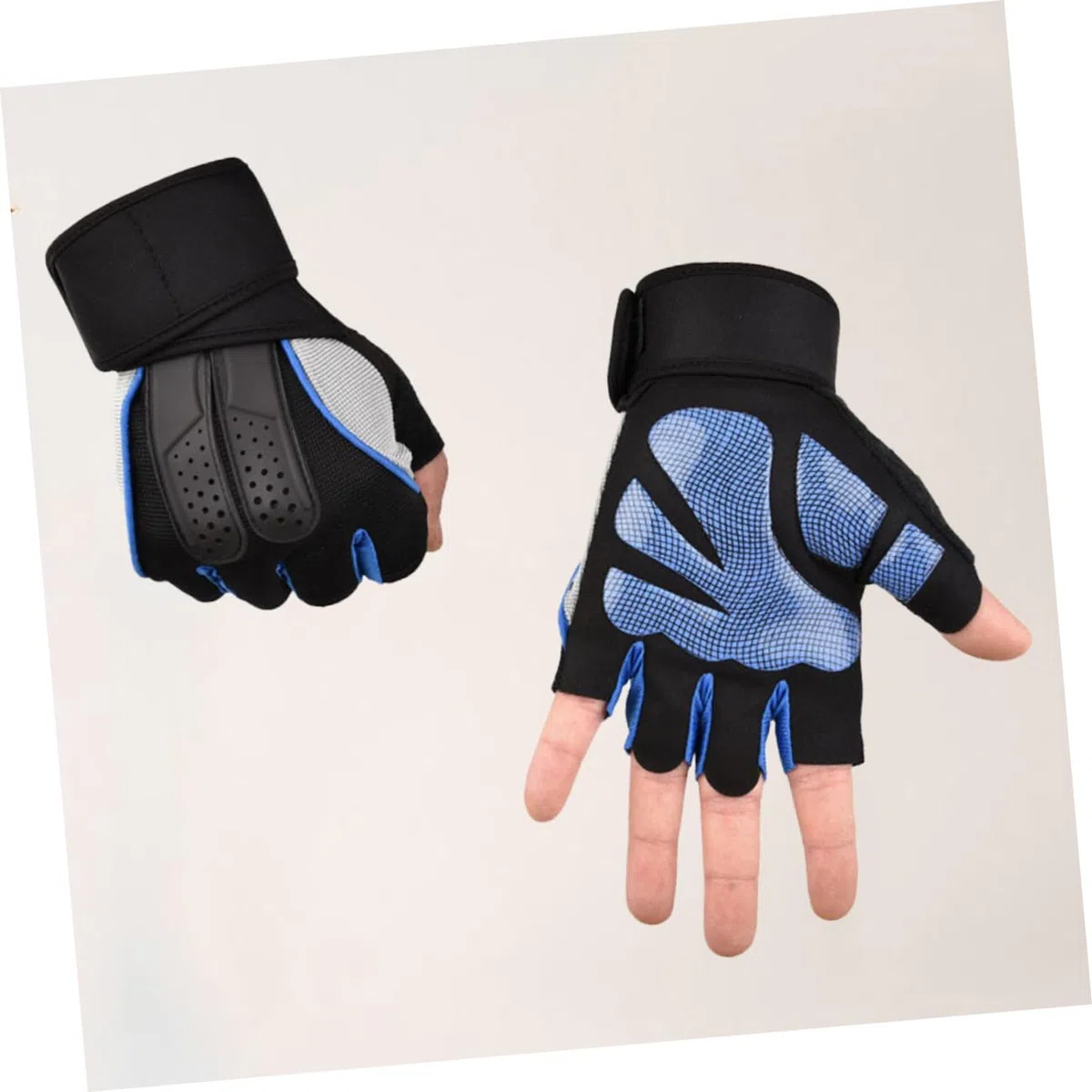 1 paio di guanti da allenamento Guanti antiscivolo Guanti per sollevamento pesi amento Guanti antiscivolo Guanti per sollevamento pesi Guanti corti per manubri sportivi per sollevamento pesi